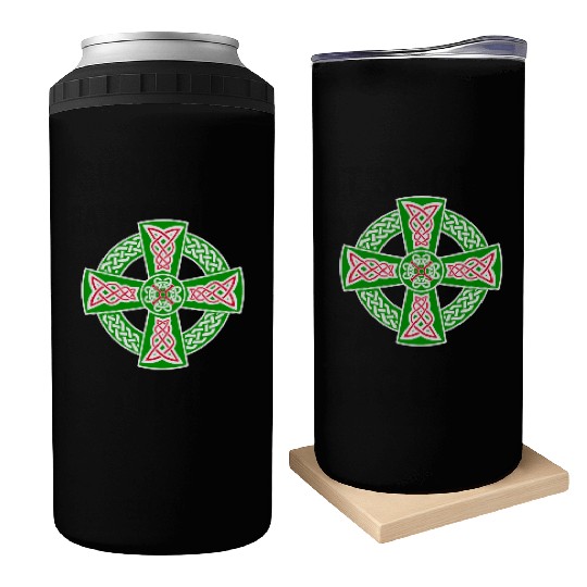 Celtic cross Can Coolers