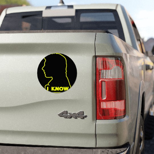 Han Solo - I Know. Design Car Magnets