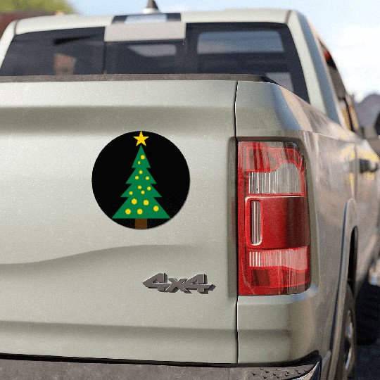Christmas tree Car Magnets