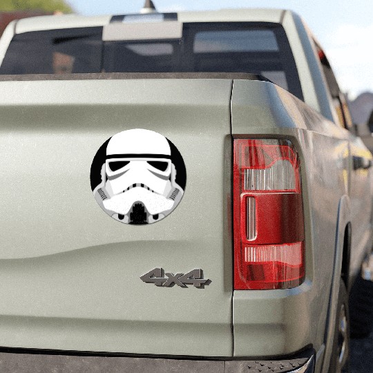 Stormtrooper Helmet Car Magnets