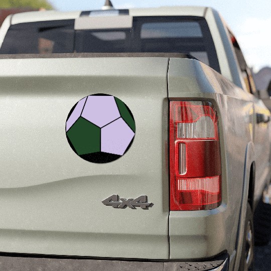 platonic solid Car Magnets