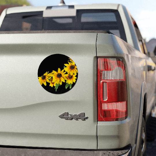 flowers lilies tulips orchids sunflower dahlia ger Car Magnets