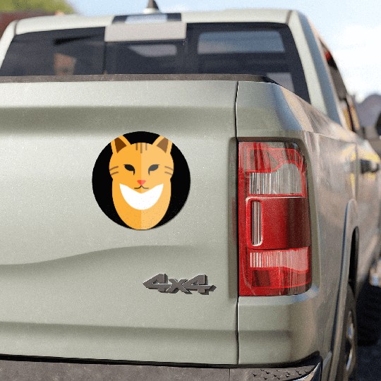 Cat face Car Magnets