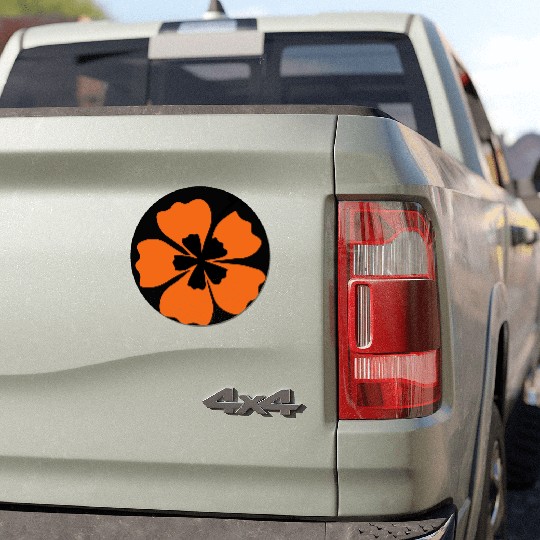 hibiscus Car Magnets