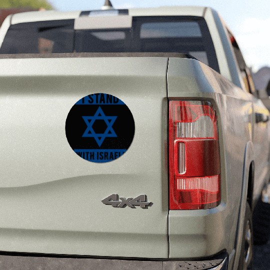I Stand With Israel Car Magnets