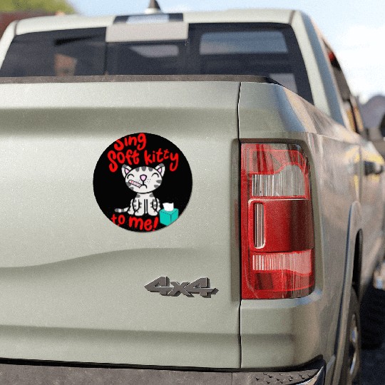 Theory Sing Soft Kitty Song Car Magnets