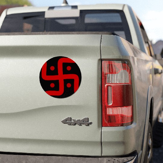 Hindu Swastika Car Magnets