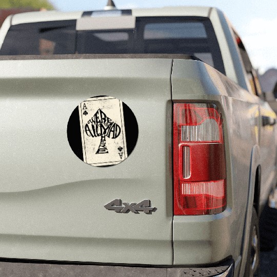 Alice in Wonderland | Ace Of Spades Were All Mad Here Car Magnets