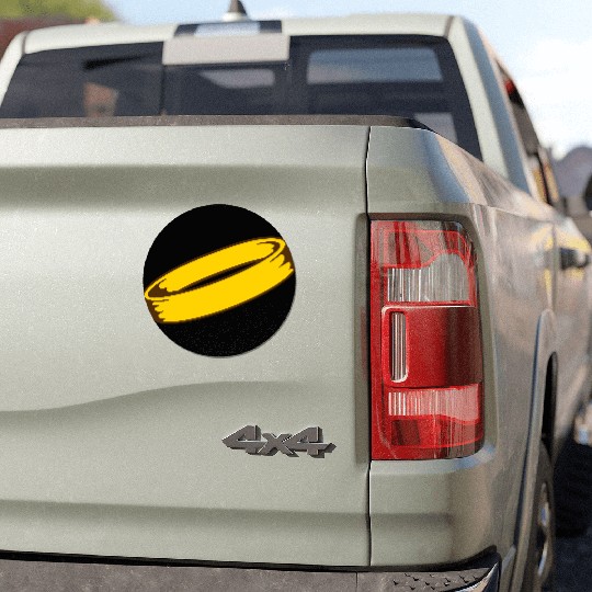 wedding cool round circle marry ring jewelry bache Car Magnets