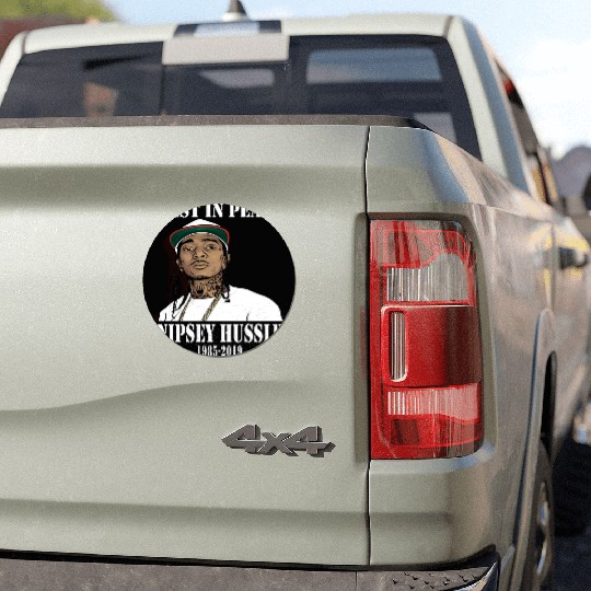 Nipsey Hussle Rest in Peace Car Magnets