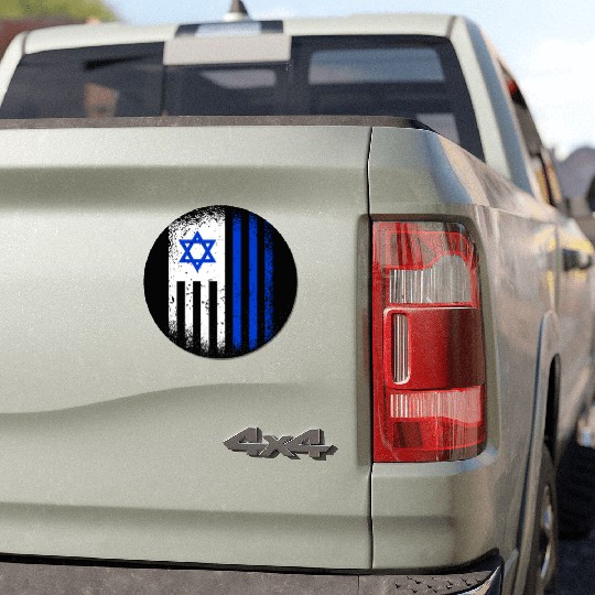 Israel Flags Design / Jerusalem Haifa Tel-Aviv Car Magnets