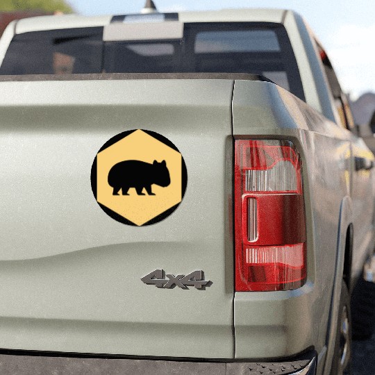 Wombat Australia Animal Welfare Wilderness Gift Car Magnets