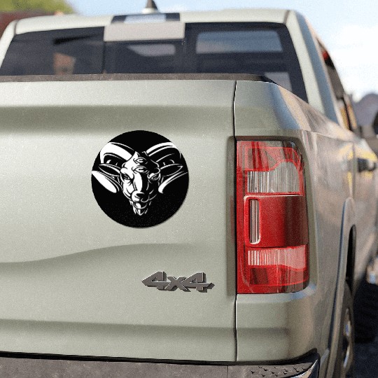 Dark Goat Baphomet - Satanic Lucifer Beelzebub Car Magnets