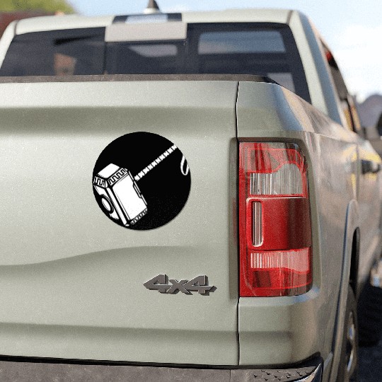 Hammer Thor myth fable god greek gift Car Magnets