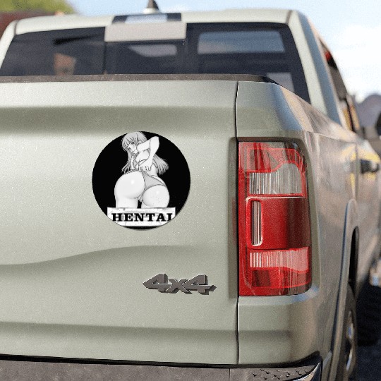 hen Anime Waifu japanese sexy bikin Girl Ahegao Car Magnets
