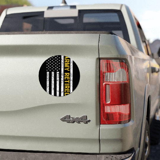 US Army Retired Car Magnets