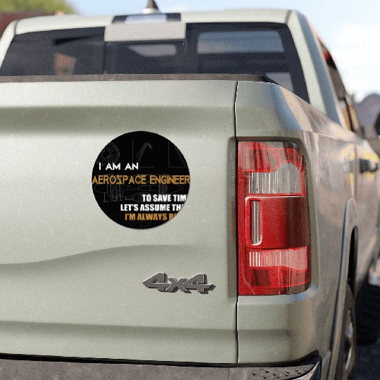 Aerospace Engineer Car Magnets