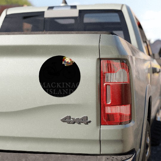 Mackinac Island Bike Michigan Car Magnets