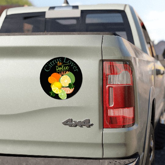 Citrus Lover la Dolce Vita Car Magnets