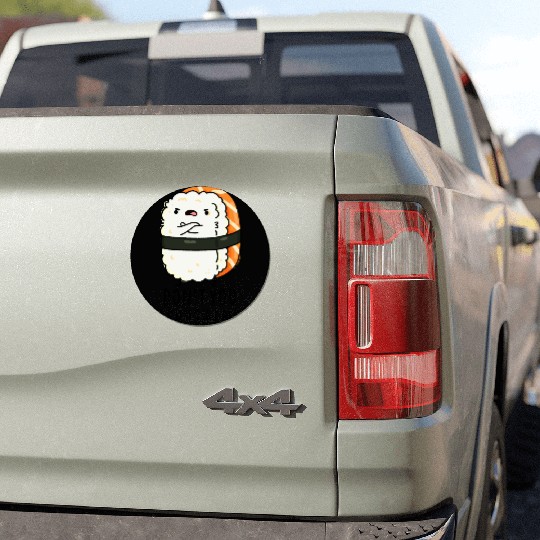 Don't You Sshush-i Me Cute Sushi Pun Car Magnets