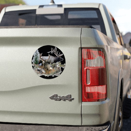 North American big game Car Magnets