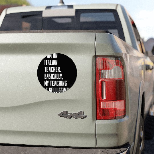 Italian Teacher Car Magnets