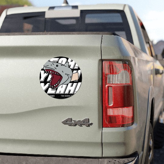 Shark puppet merch Car Magnets