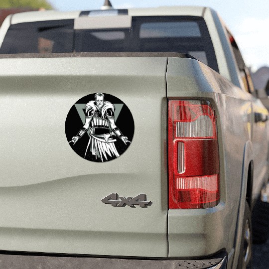 Viking Viking Head Odin Thor Axe Ragnar Fighter Car Magnets