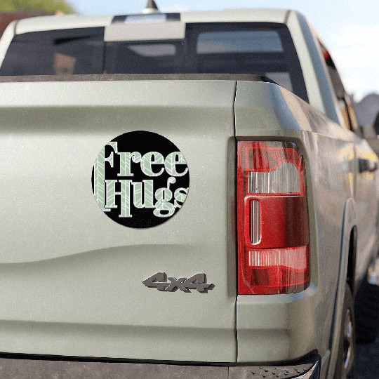 Free hugs Car Magnets