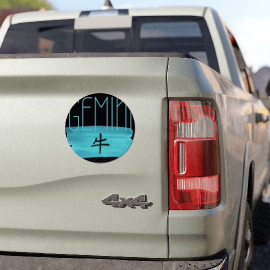 GEMINI OX AESTHETIC ZODIAC Car Magnets