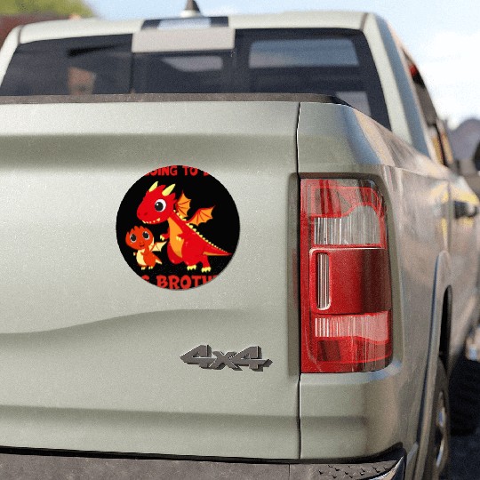 I'm Going To Be A Big Brother Dragon Soon I Am Bro Car Magnets
