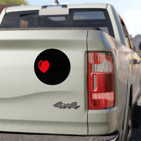 I Love Milfs Car Magnets