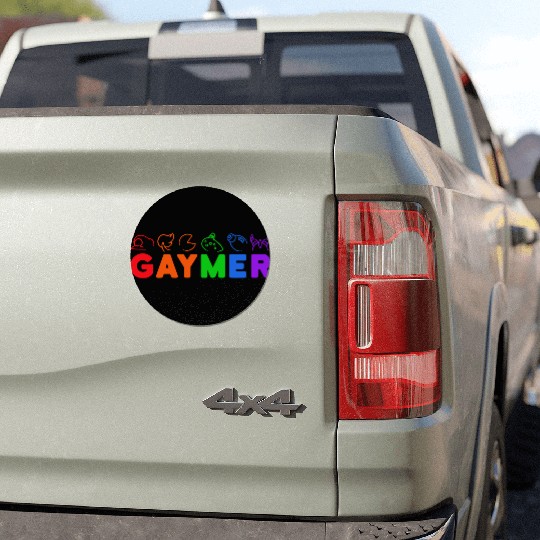 gaymer / gay pride gamer Car Magnets