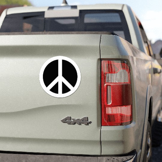 PEACE PEACE PEACE ON EARTH Car Magnets