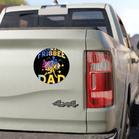 Ultimate Frisbee Dad Car Magnets