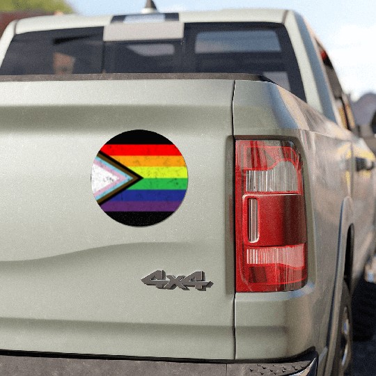 Proud Ally | Pride Month LGBTQ Black Pride Flag Car Magnets