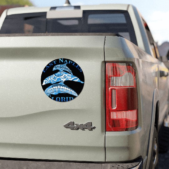 East Naples Florida Vacation Tribal Dolphins Car Magnets