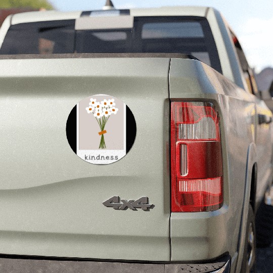 Car Magnets Flower Kindness for woman
