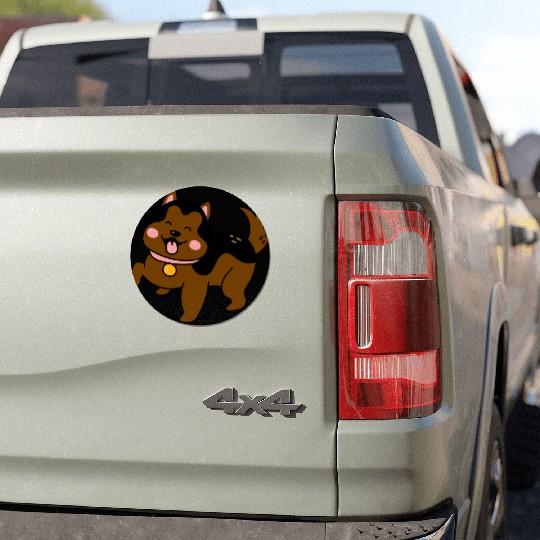 Cute Puppy Car Magnets