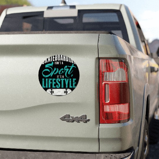 Skateboarding Isn't A Sport It's A Lifestyle Skate Car Magnets