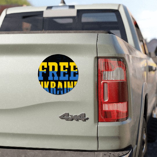 Free Ukraine Car Magnets