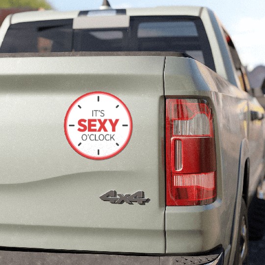 It's Sexy O'Clock Intimate Adult Love Clock Car Magnets