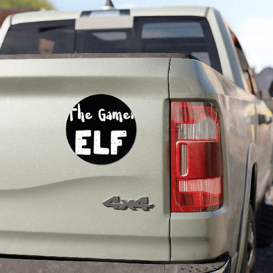 The Gamer Elf - Christmas Elf Car Magnets