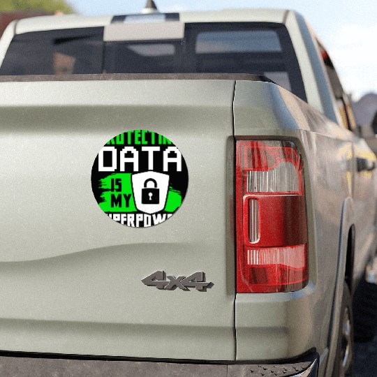 Cyber Security Data Protection Car Magnets