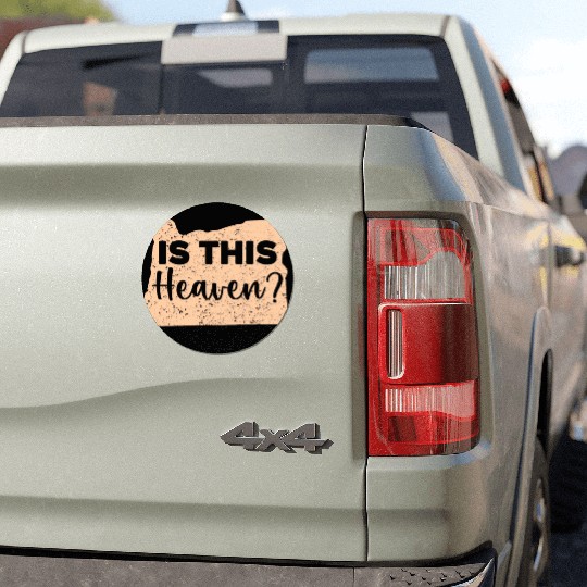 Is This Heaven Oregon USA America Oregonians Car Magnets