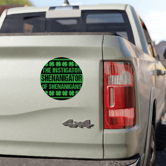 Funny Shenanigans St Patricks Day Shenanigator Car Magnets
