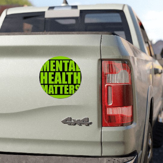 mental health matters quote Car Magnets