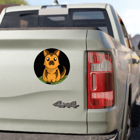 Dog German Shepherd Car Magnets