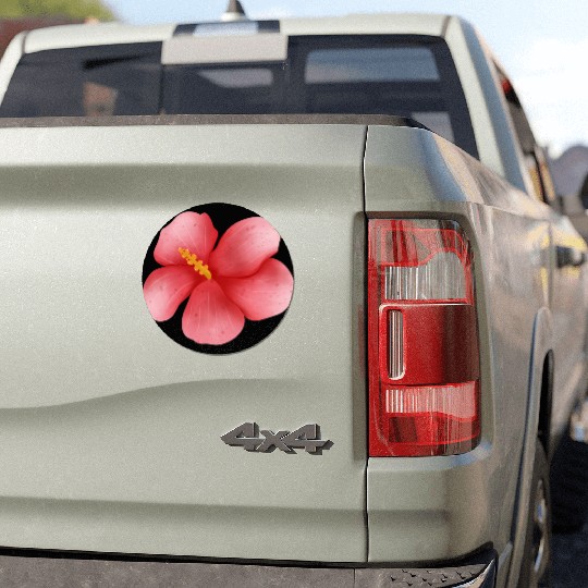 Hibiscus flower Car Magnets