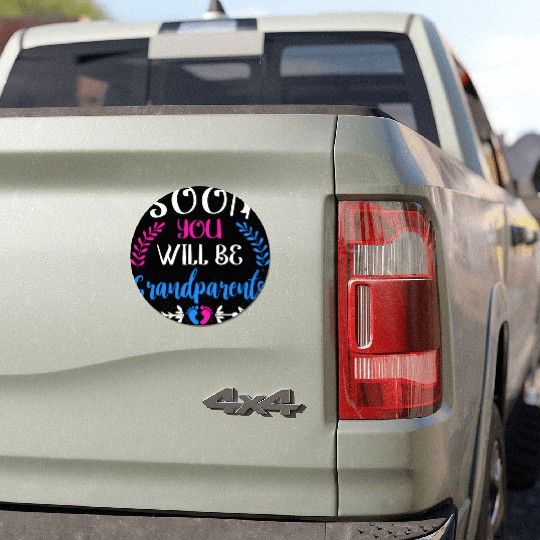 We Will Soon Become Grandparents, Be Grandparents Car Magnets